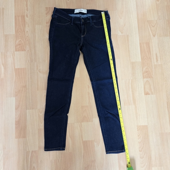 Hollister dark blue low rise skinny jeans size 5S - Picture 8 of 9